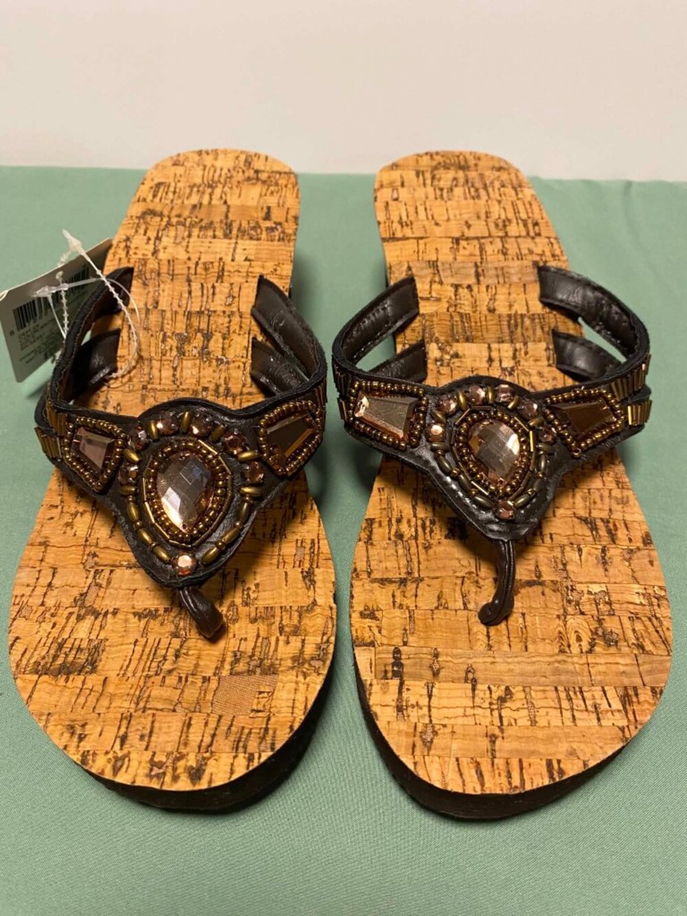 Envision Studios Women's Wedge Foam Sandals SIZE 9
